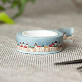 winter-houses-washi-decorative-tape-10m|LLWASHIGH862 |Luck and Luck| 1